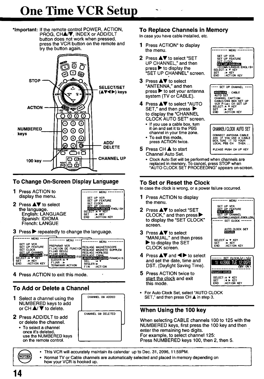 Panasonic PV-8661 manual 