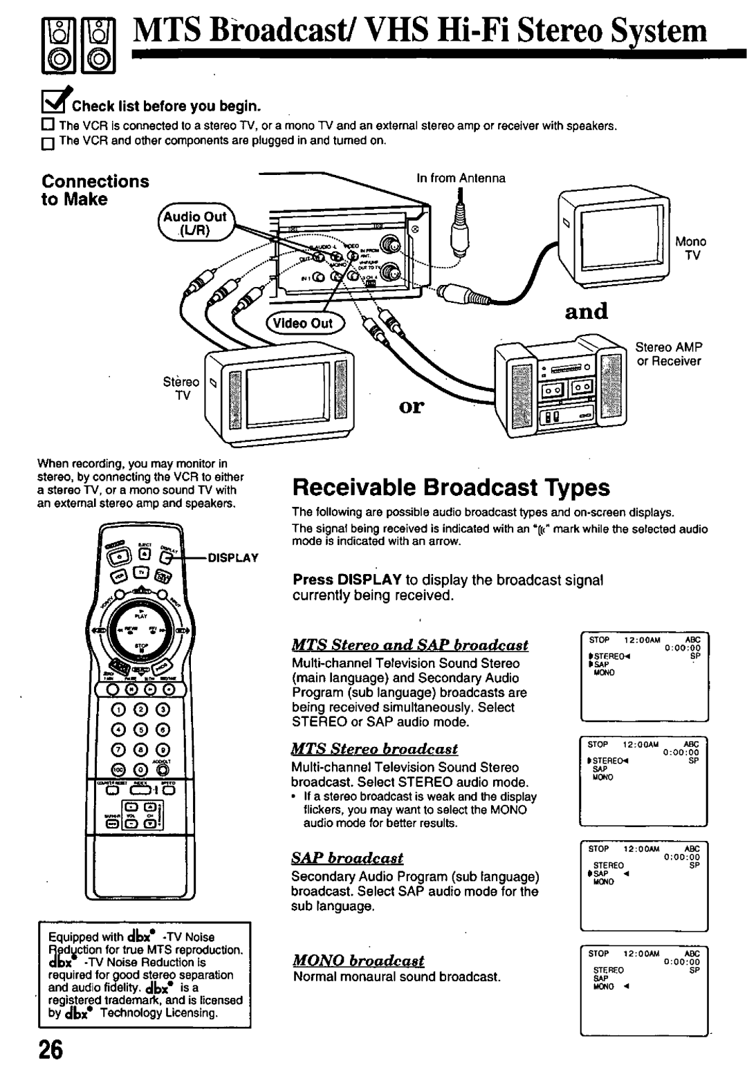 Panasonic PV-8661 manual 