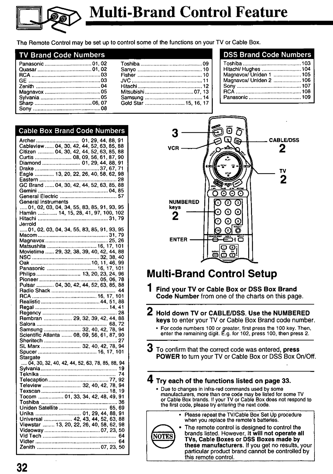 Panasonic PV-8661 manual 