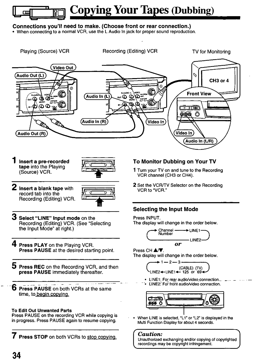 Panasonic PV-8661 manual 