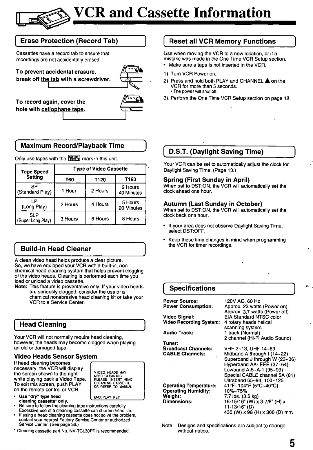 Panasonic PV-8661 manual 