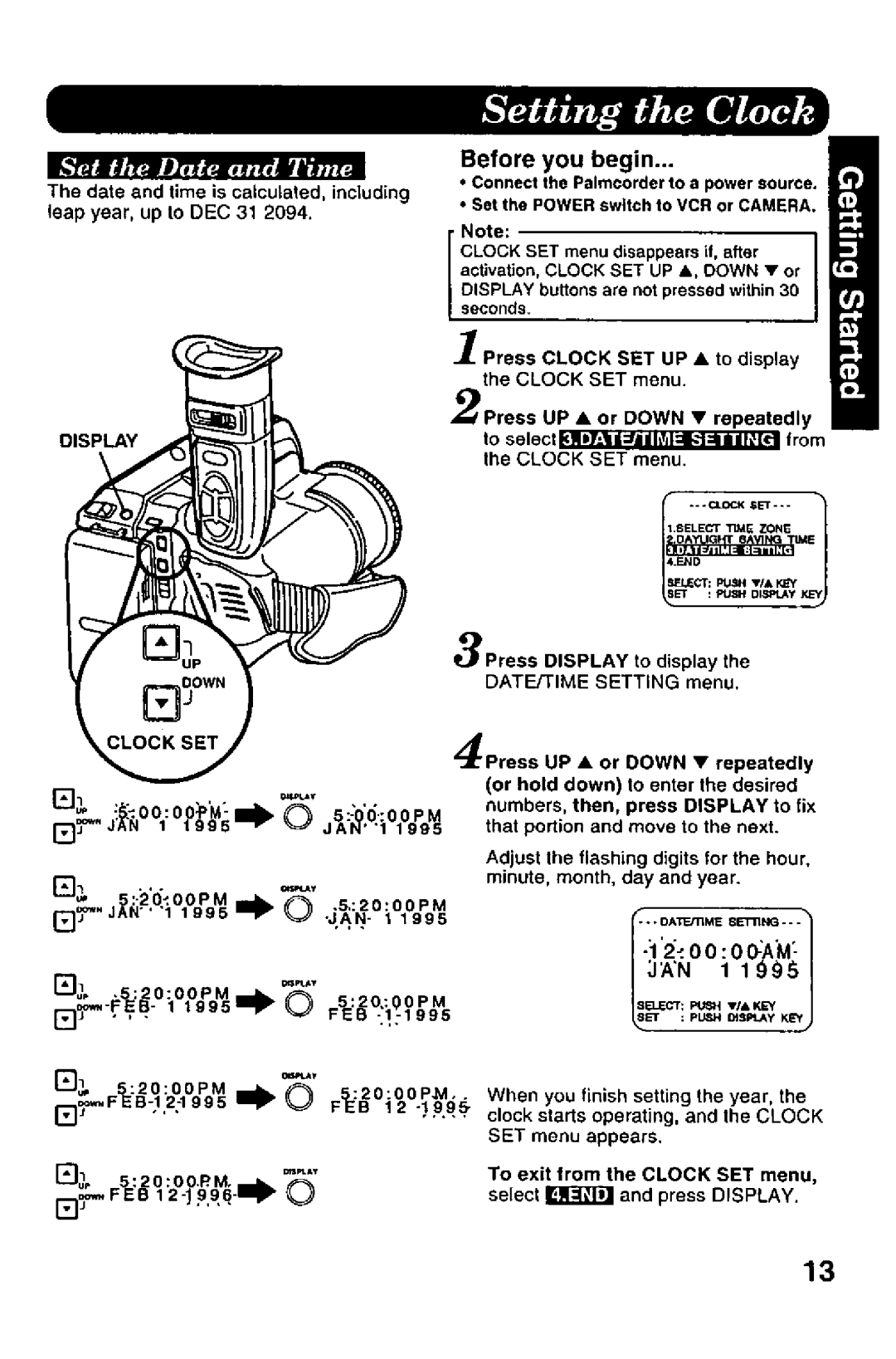 Panasonic PV-A206 manual 