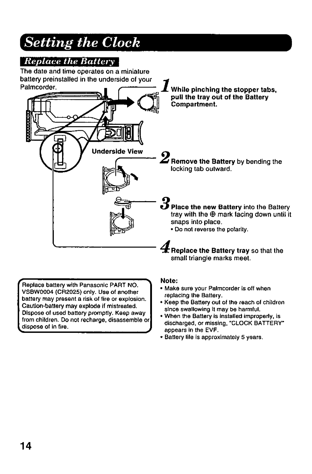 Panasonic PV-A206 manual 