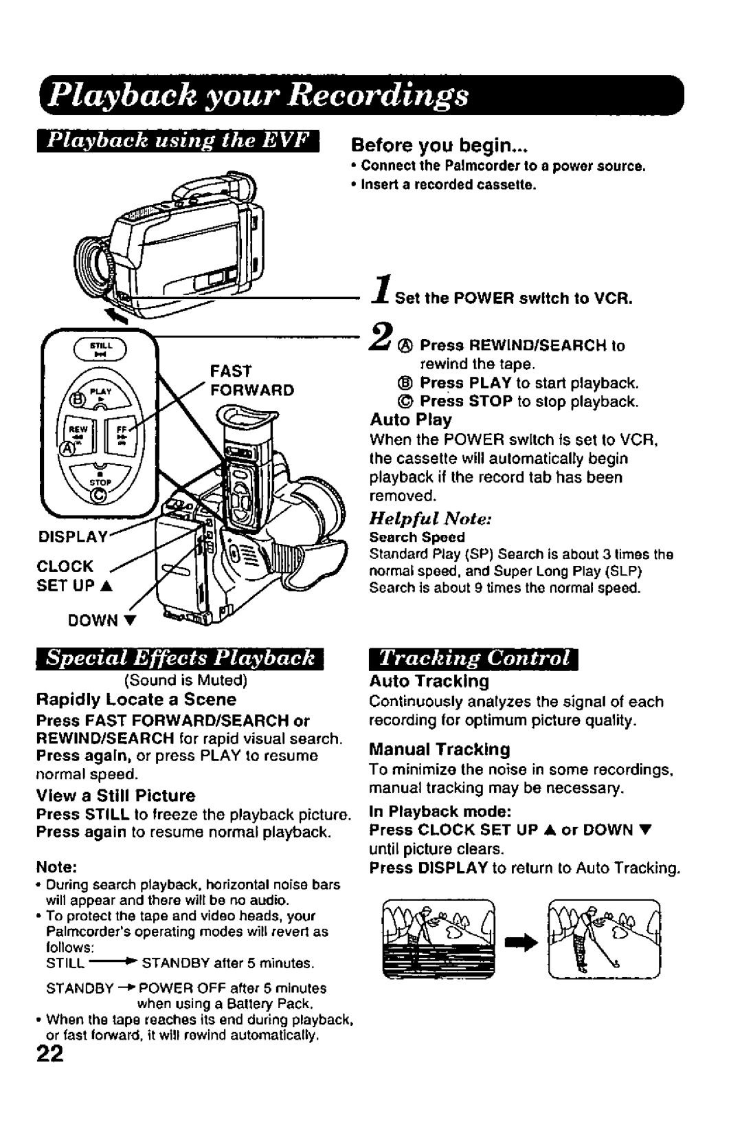 Panasonic PV-A206 manual 