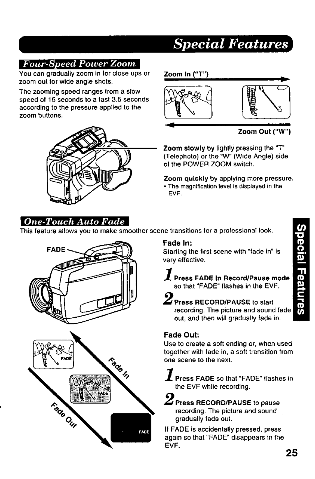 Panasonic PV-A206 manual 