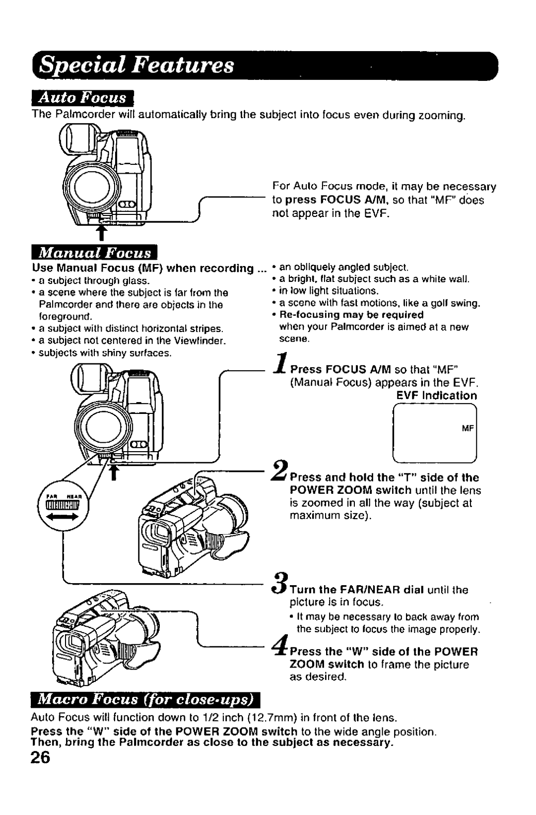 Panasonic PV-A206 manual 