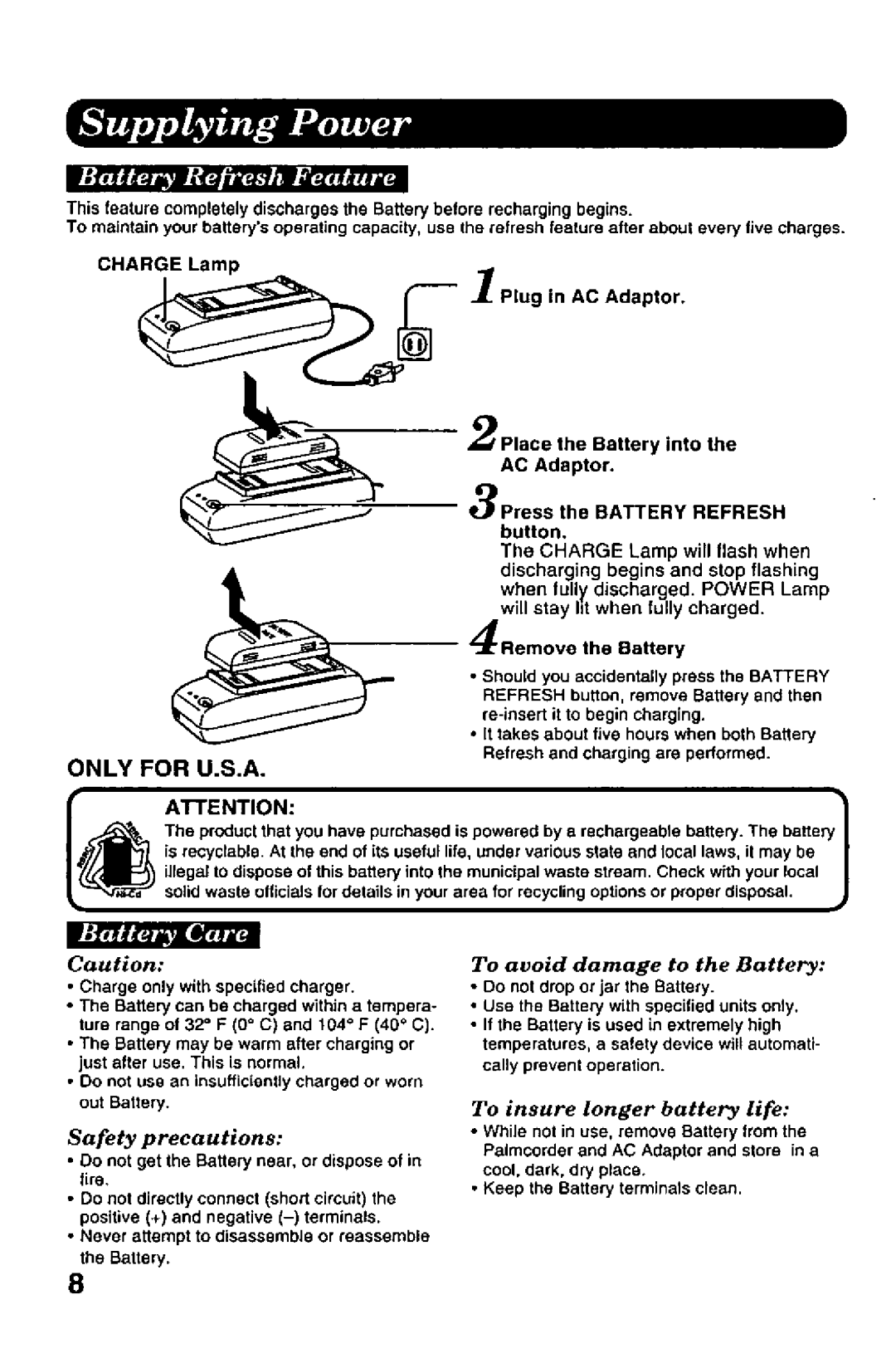 Panasonic PV-A206 manual 