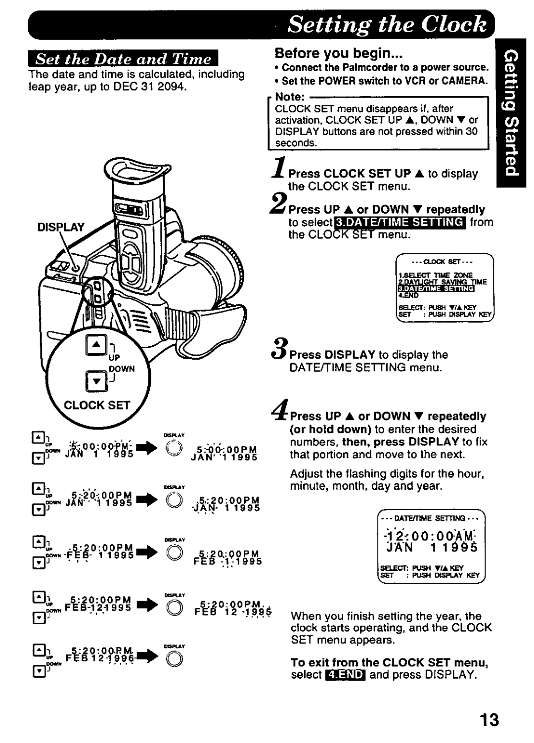 Panasonic PV-A216 manual 