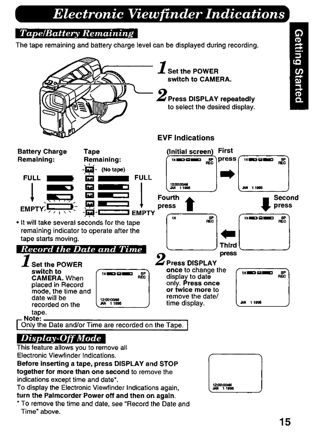 Panasonic PV-A216 manual 