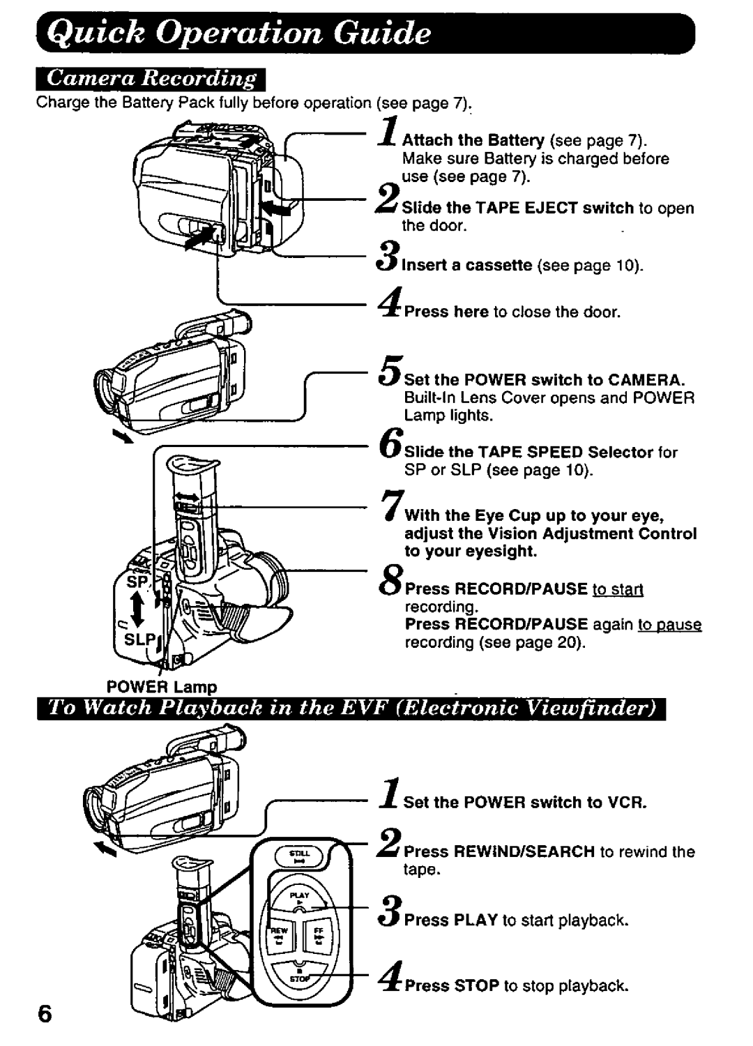 Panasonic PV-A376 manual 