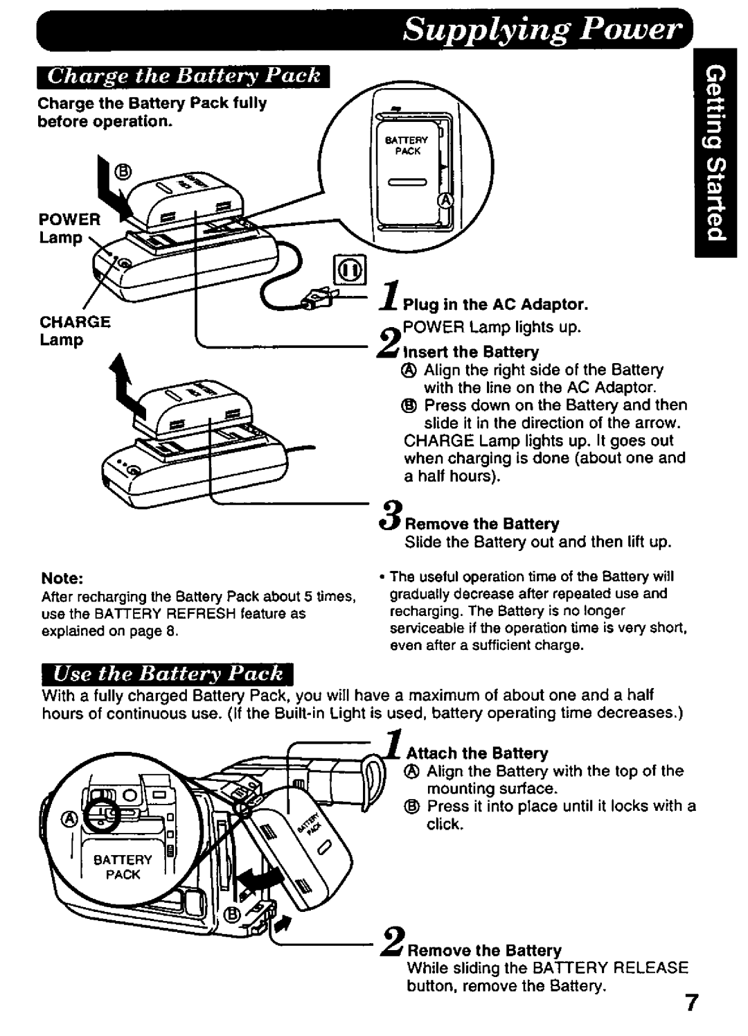 Panasonic PV-A376 manual 