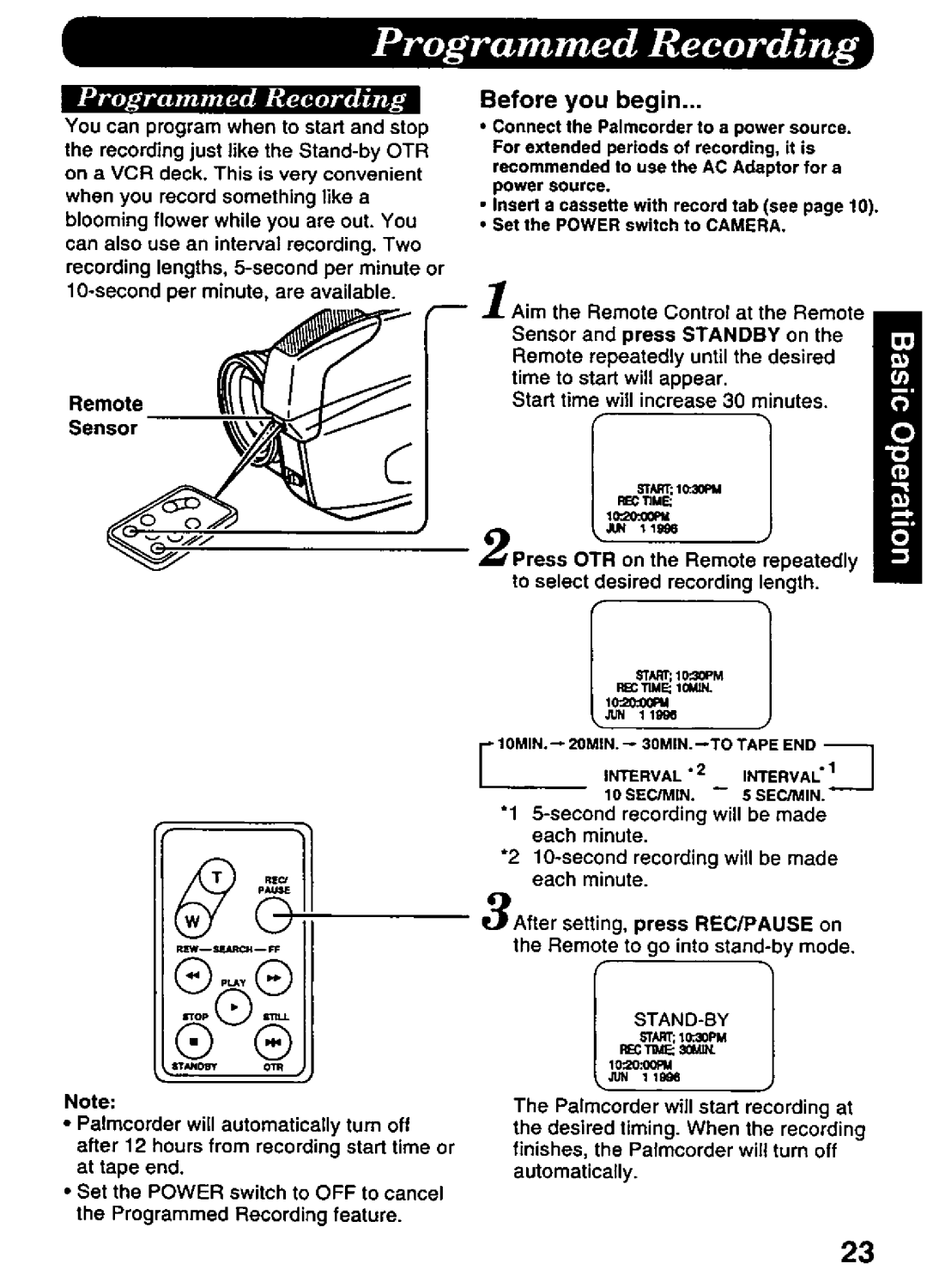 Panasonic PV-A396 manual 