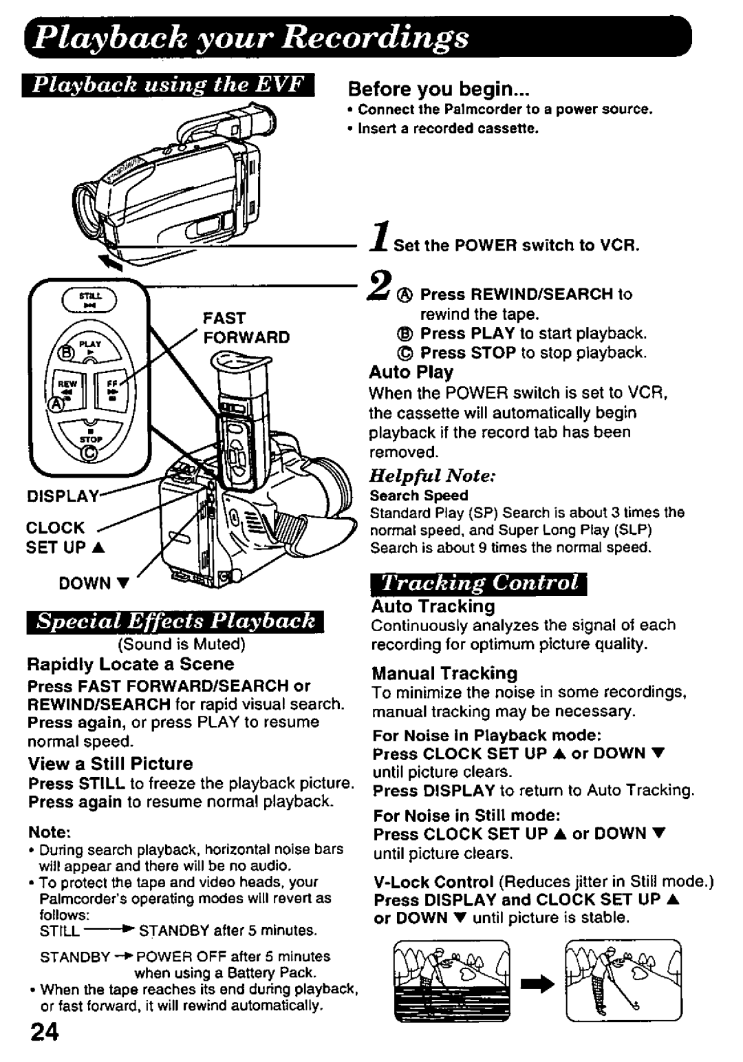 Panasonic PV-A396 manual 