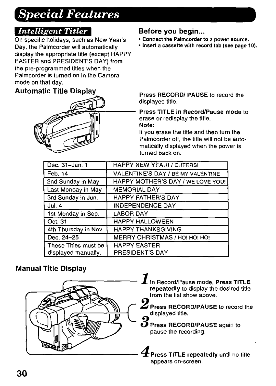 Panasonic PV-A396 manual 