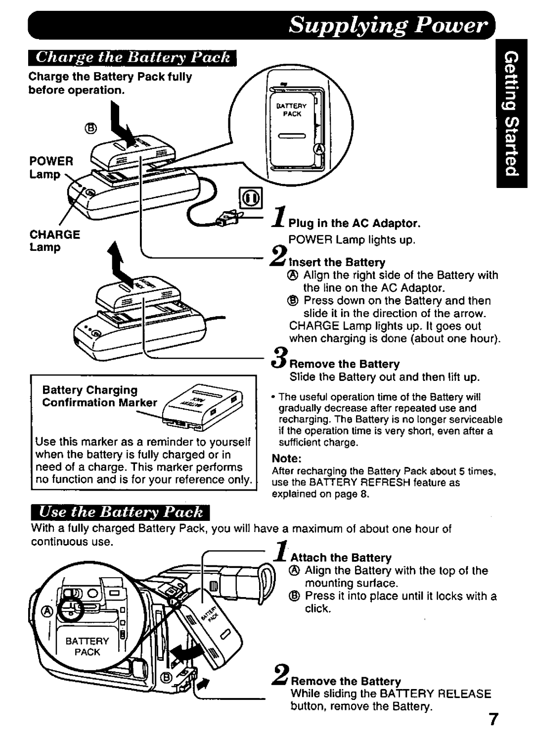 Panasonic PV-A396 manual 