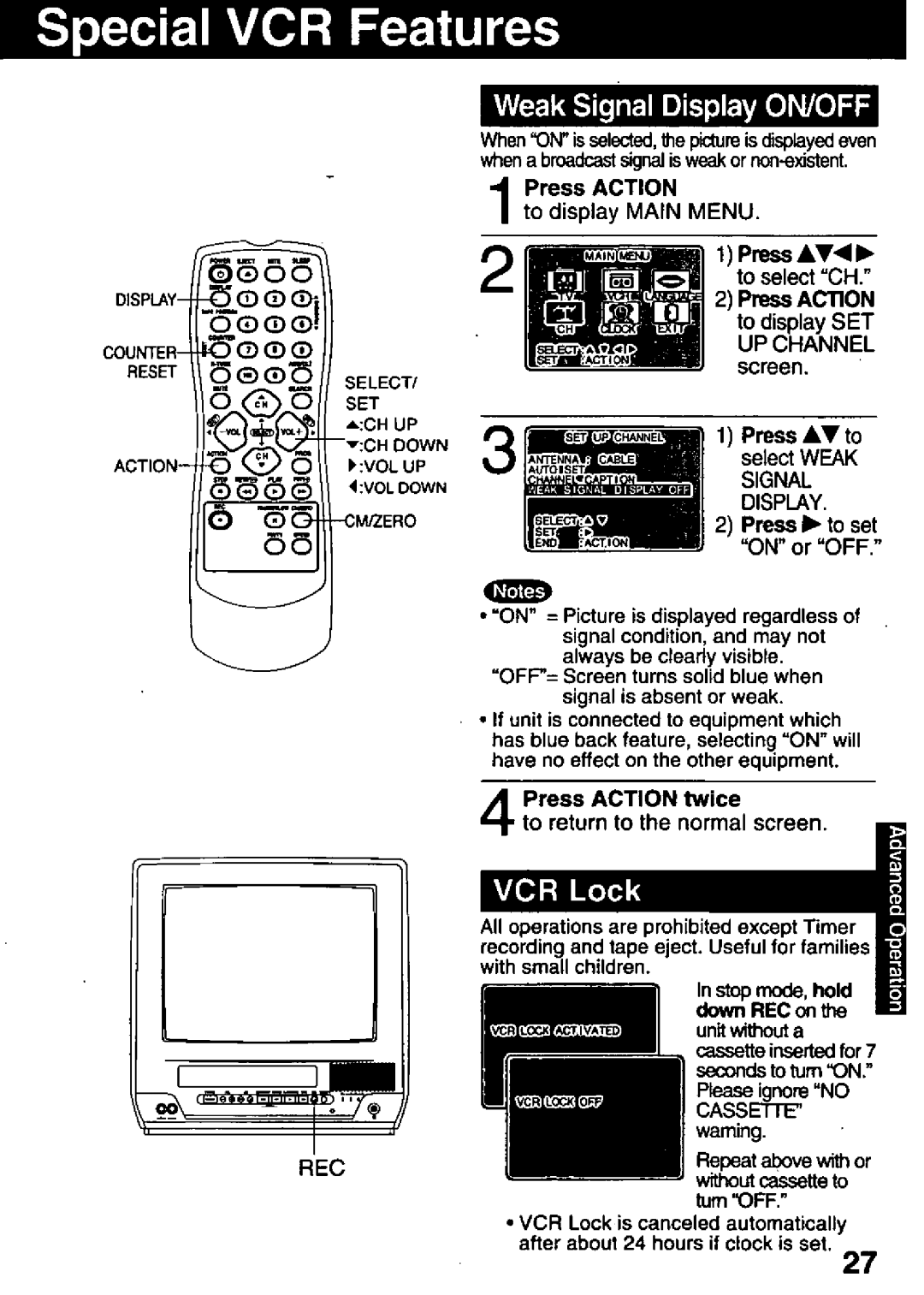 Panasonic PV C1321 manual 