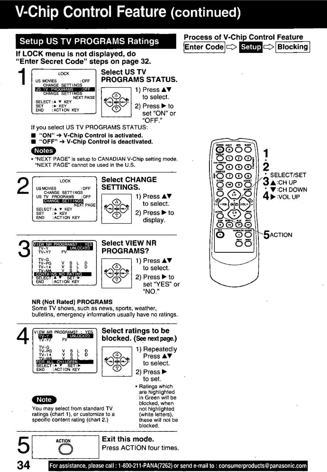 Panasonic PV-C1321A manual 