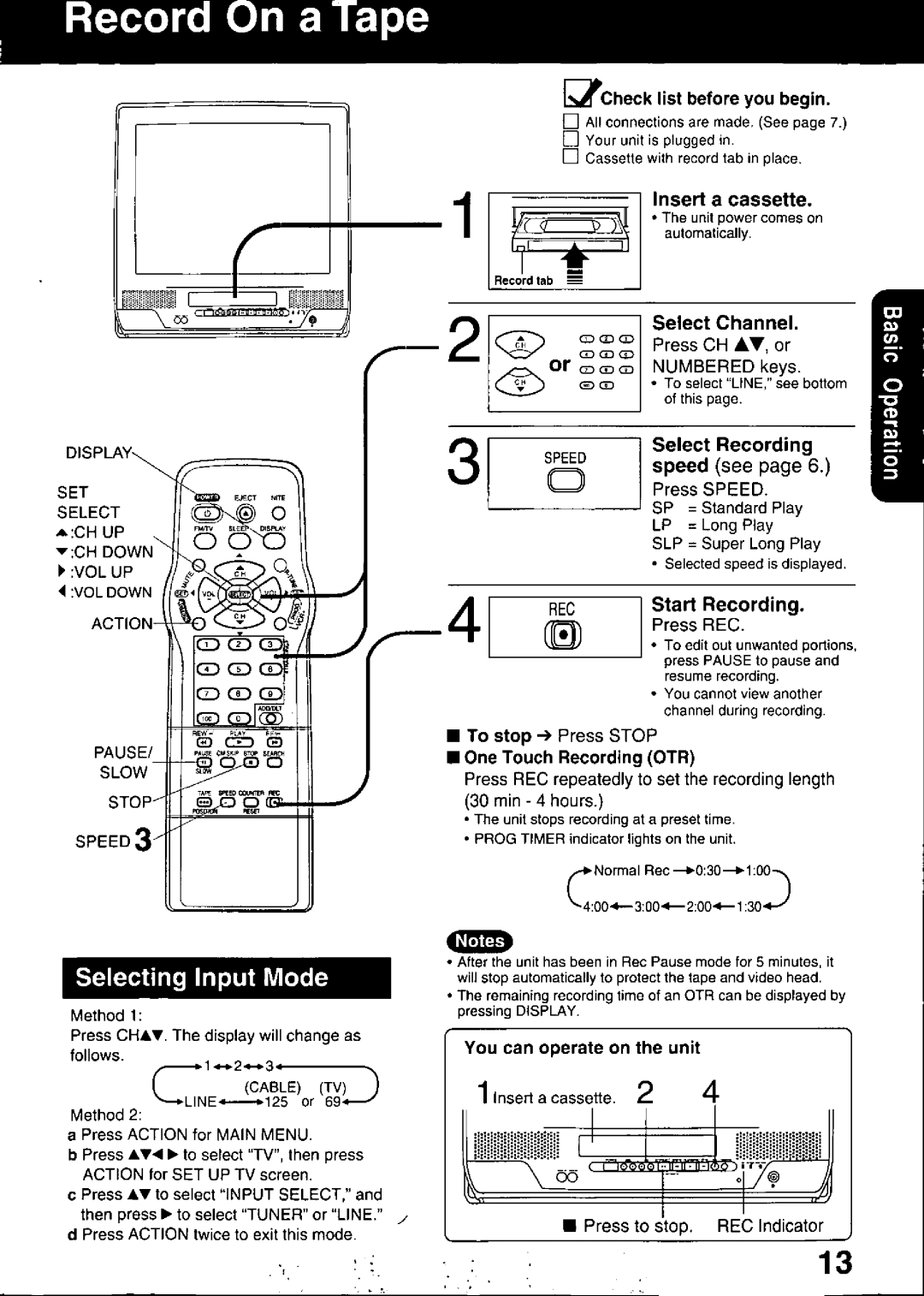 Panasonic PV C2020, PV C2030W manual 