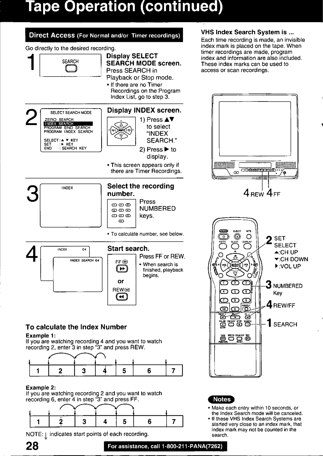 Panasonic PV C2030W, PV C2020 manual 