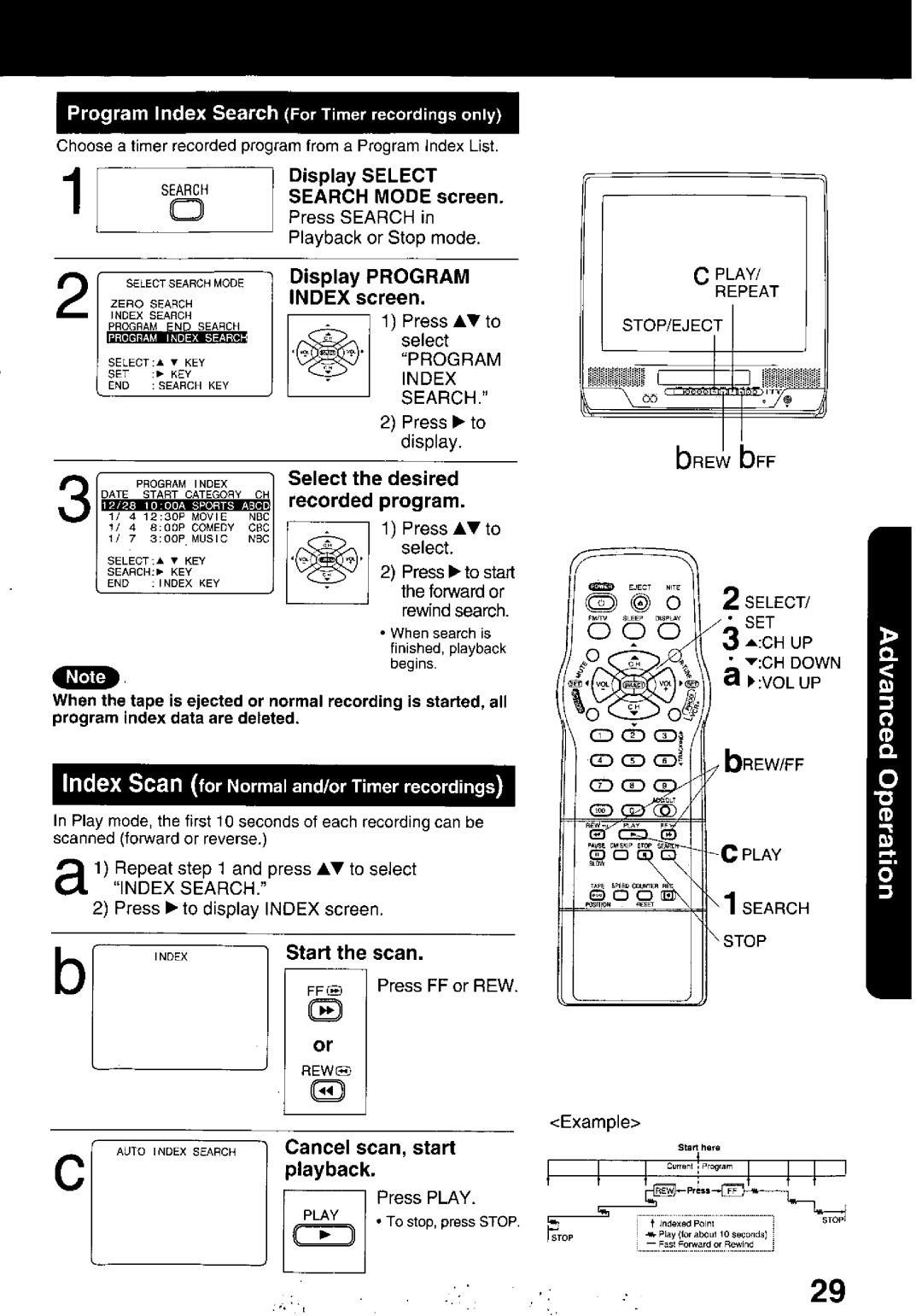 Panasonic PV C2020, PV C2030W manual 