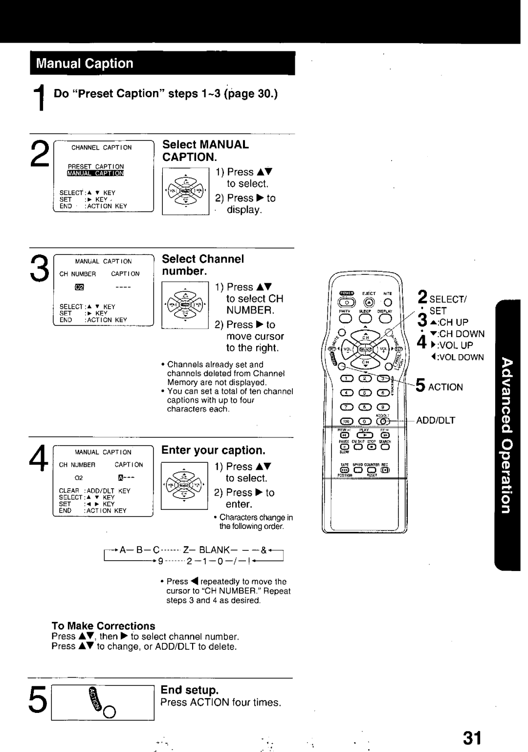 Panasonic PV C2020, PV C2030W manual 