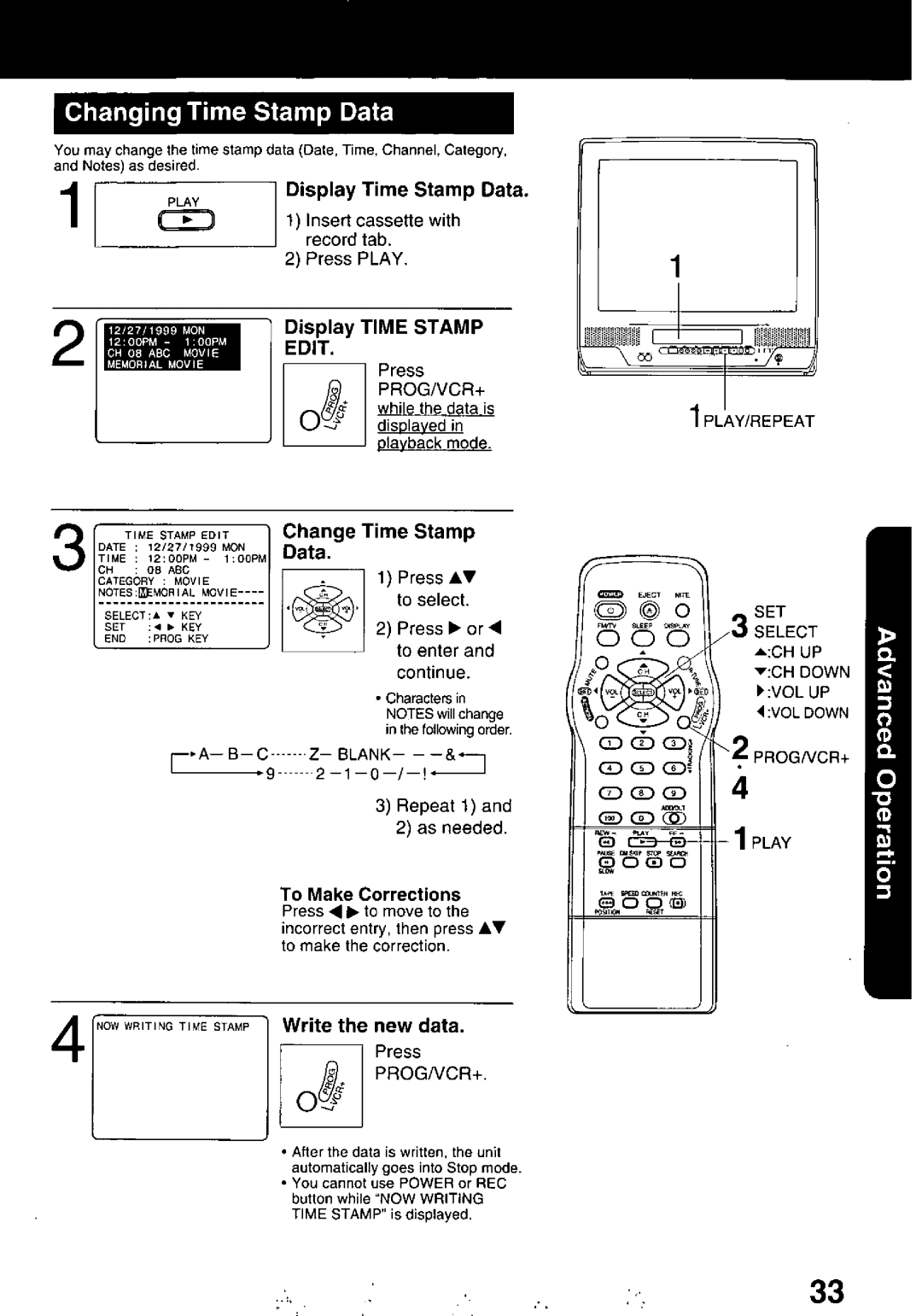 Panasonic PV C2020, PV C2030W manual 