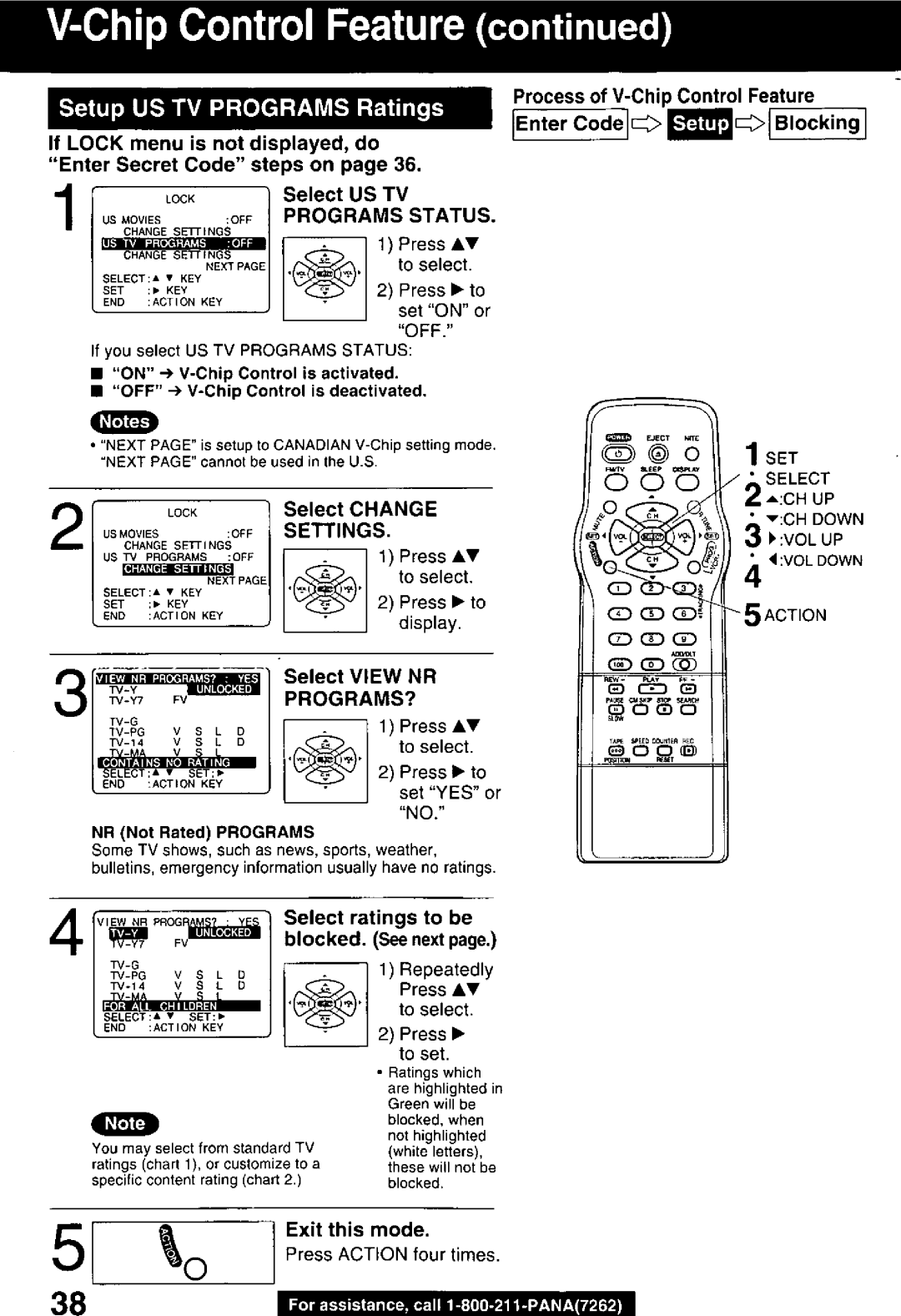 Panasonic PV C2030W, PV C2020 manual 