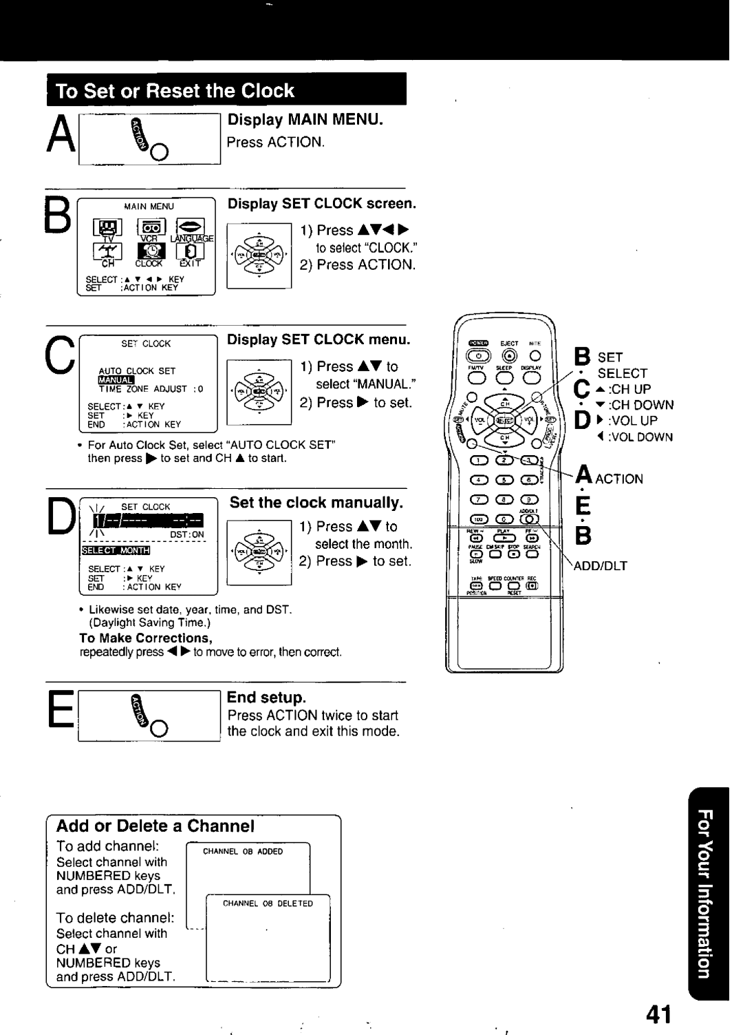 Panasonic PV C2020, PV C2030W manual 