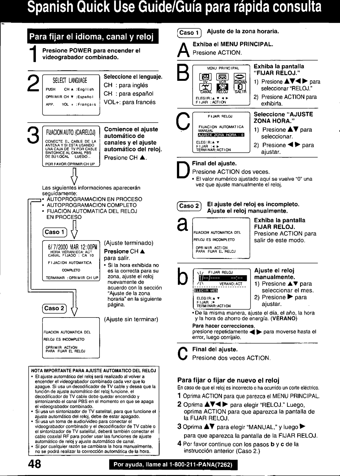 Panasonic PV C2030W, PV C2020 manual 