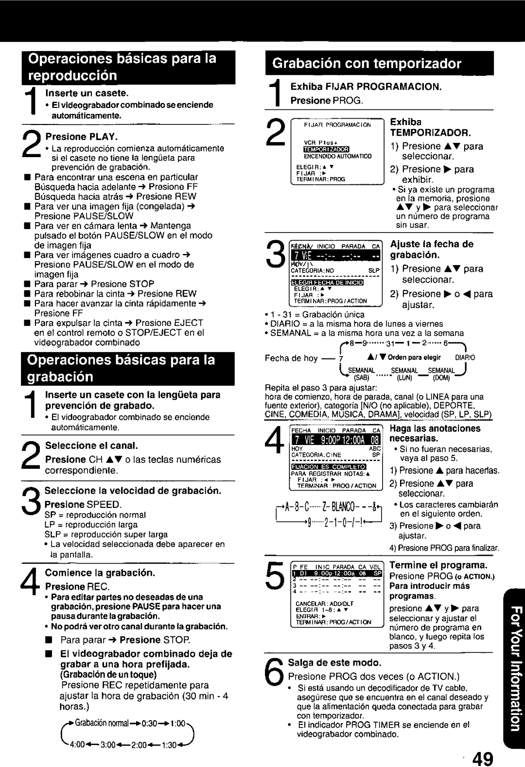 Panasonic PV C2020, PV C2030W manual 