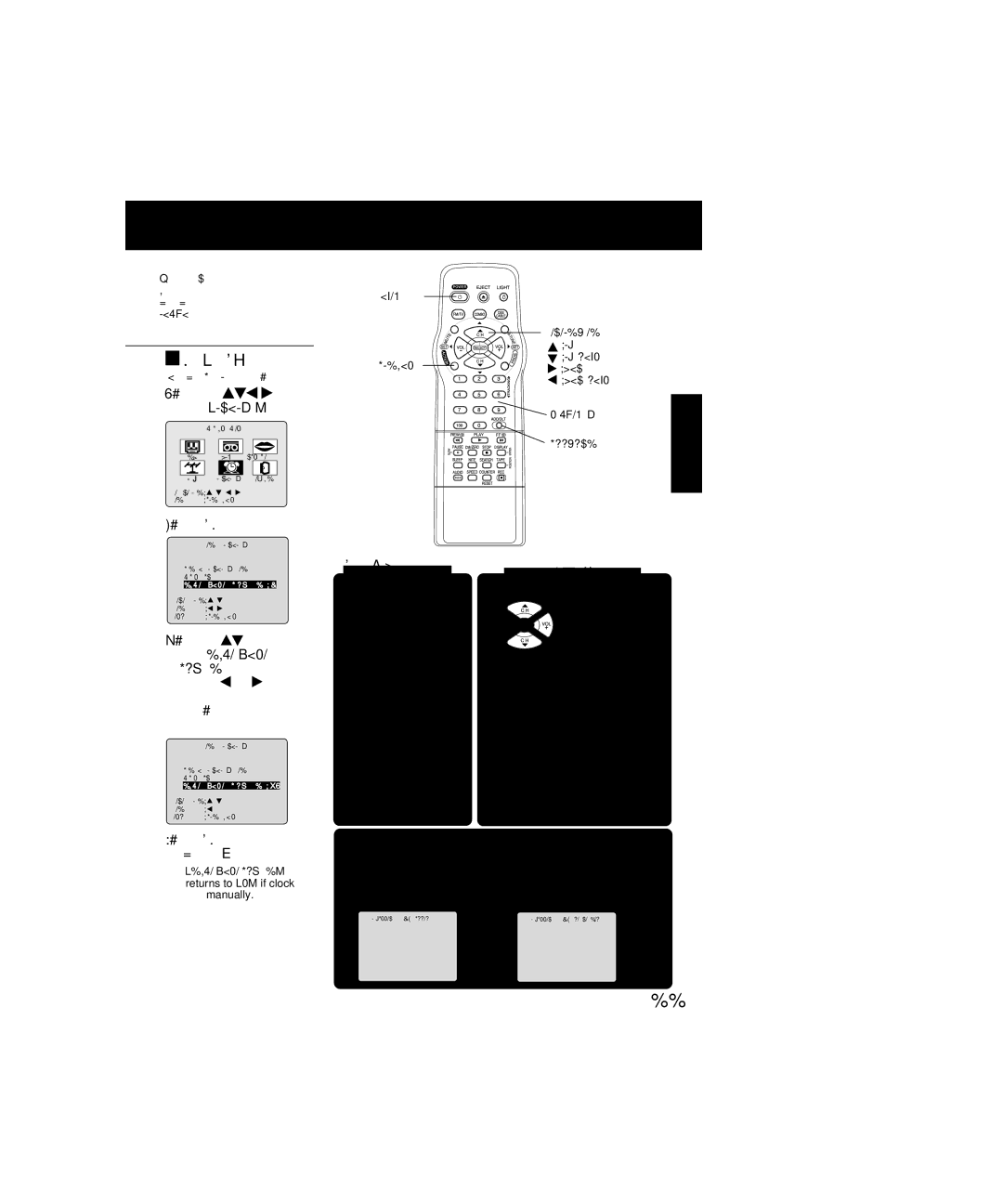 Panasonic PV-C2063A operating instructions Time Zone Adjust, Add or Delete a Channel, Ch Up 