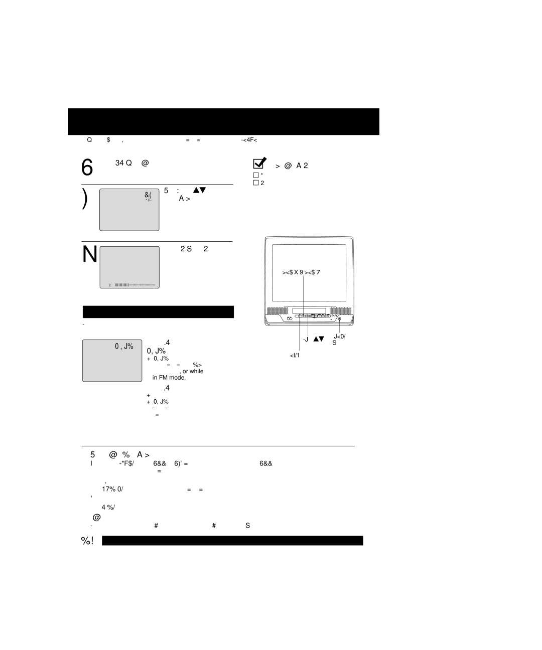 Panasonic PV-C2063A operating instructions TV Operation, Night Nite Mode 