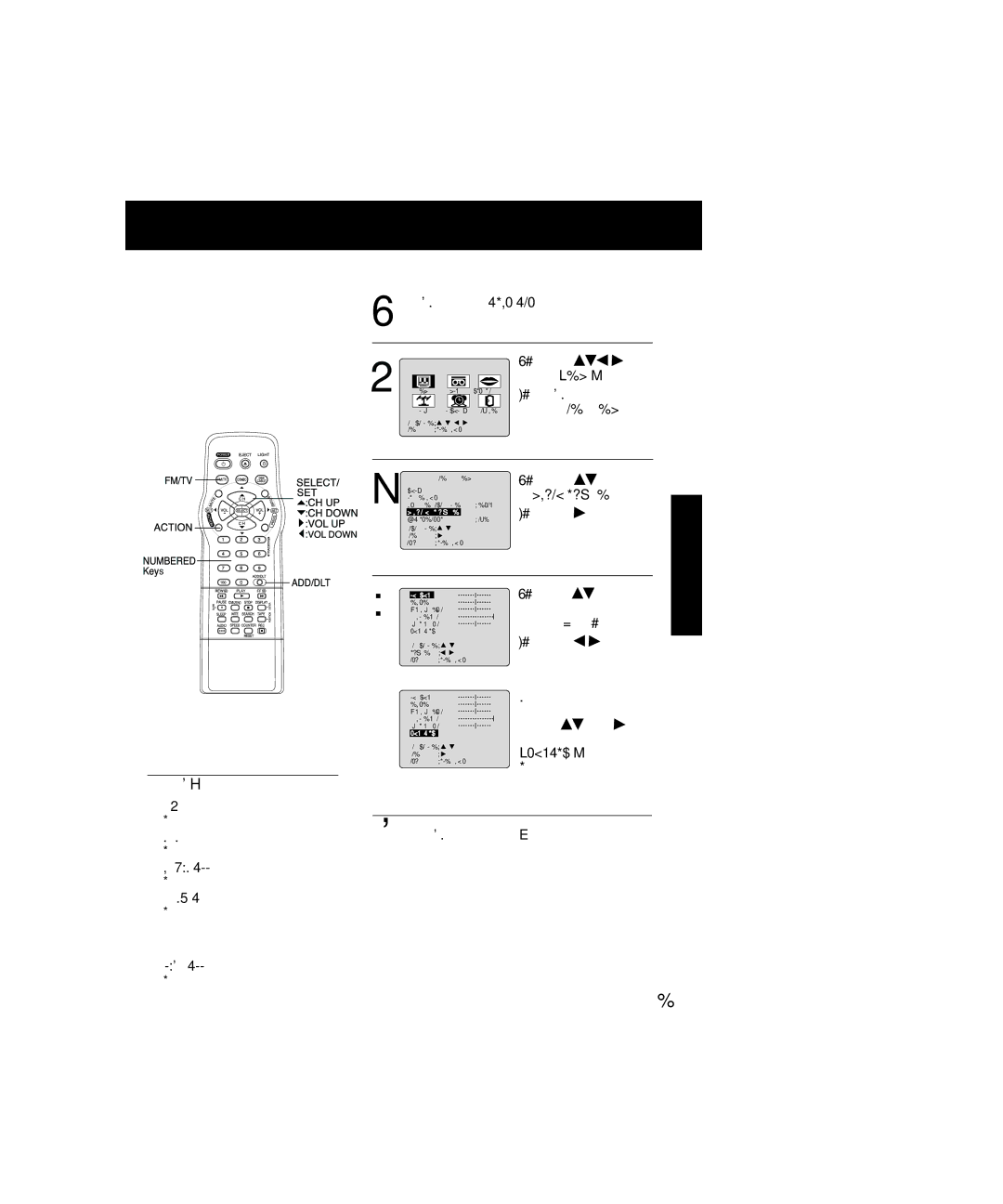 Panasonic PV-C2063A operating instructions Picture Adjustment 