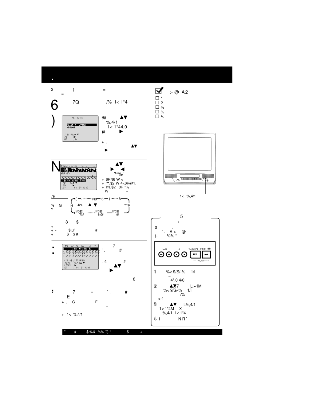 Panasonic PV-C2063A operating instructions Timer Recording, Screen Ready Check List, Action 