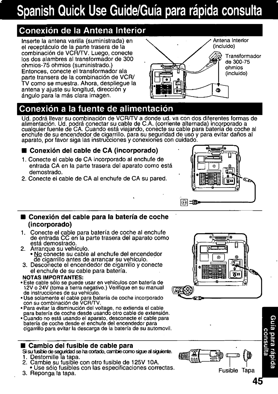 Panasonic PV-C911 manual 