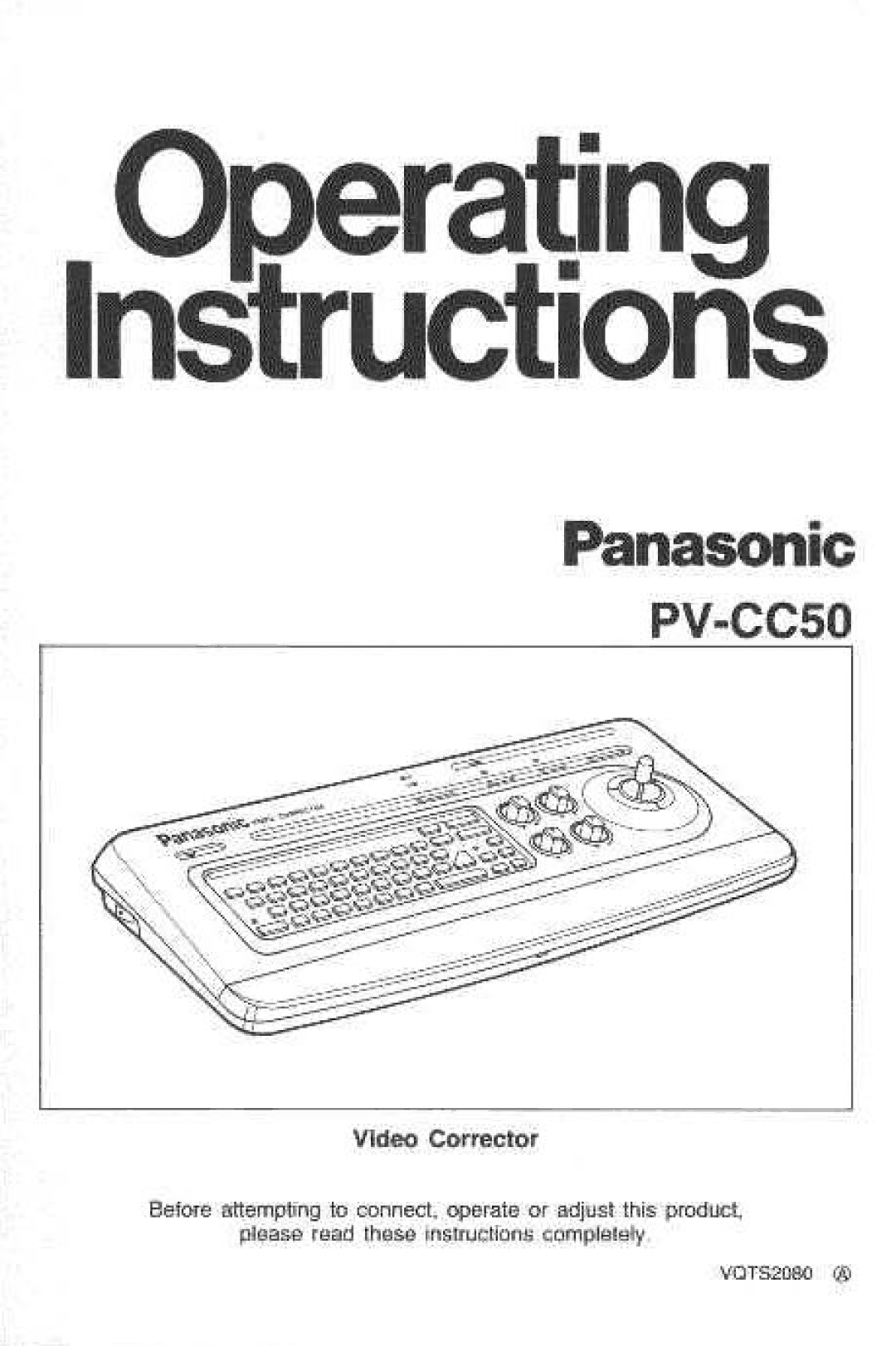 Panasonic PV-CC50 manual 