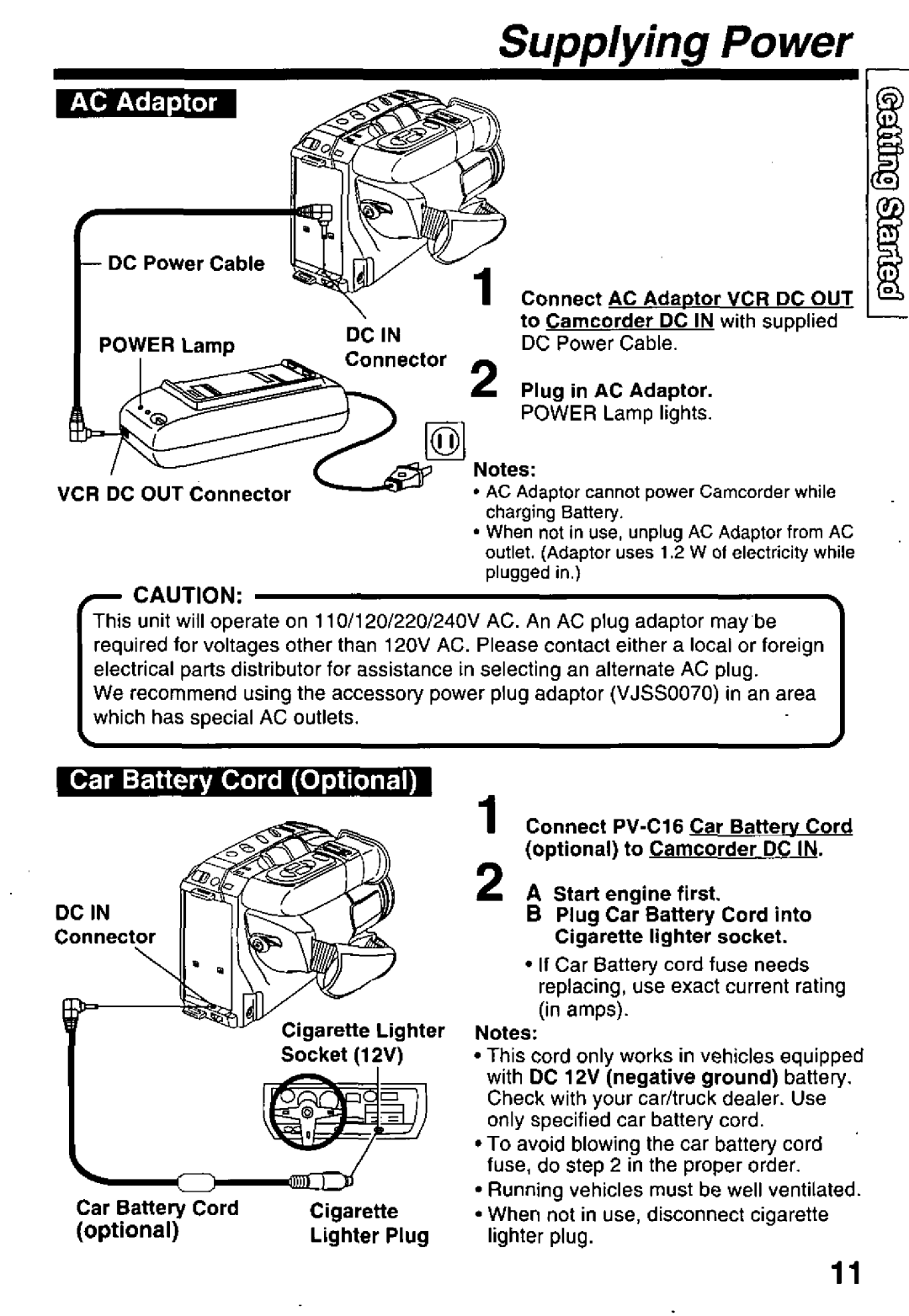 Panasonic PV-D29 manual 