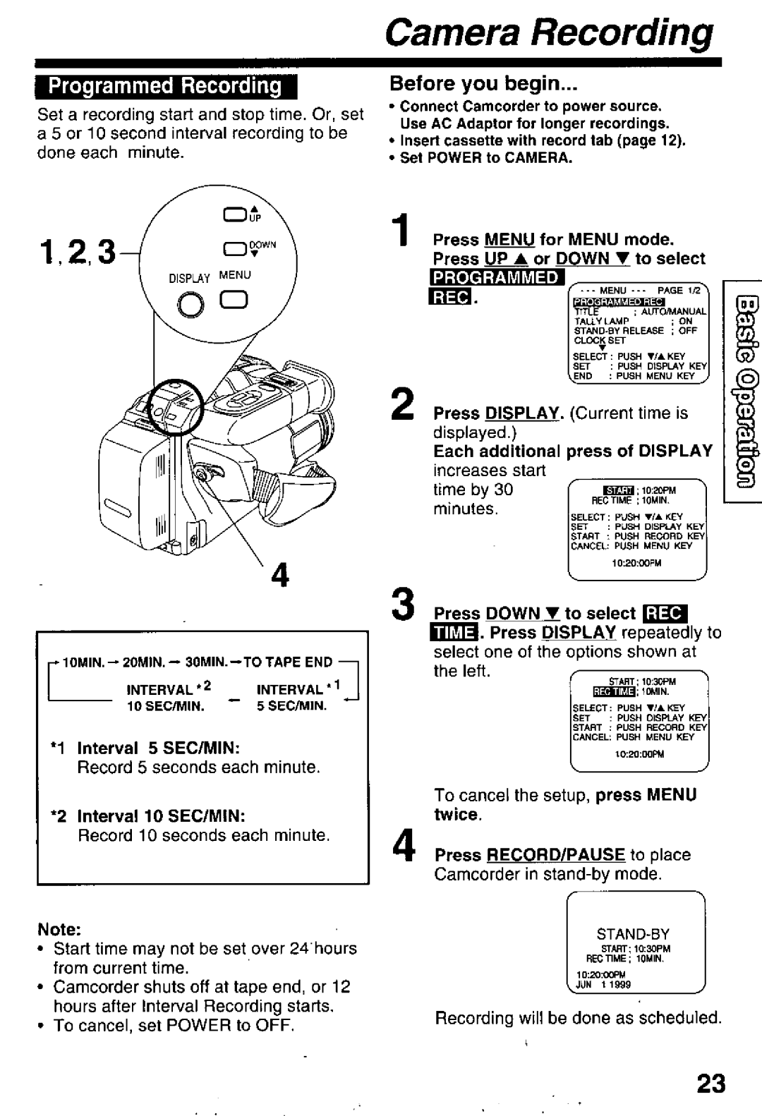 Panasonic PV-D29 manual 