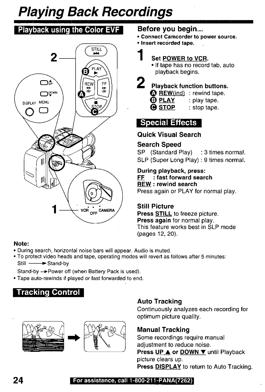 Panasonic PV-D29 manual 