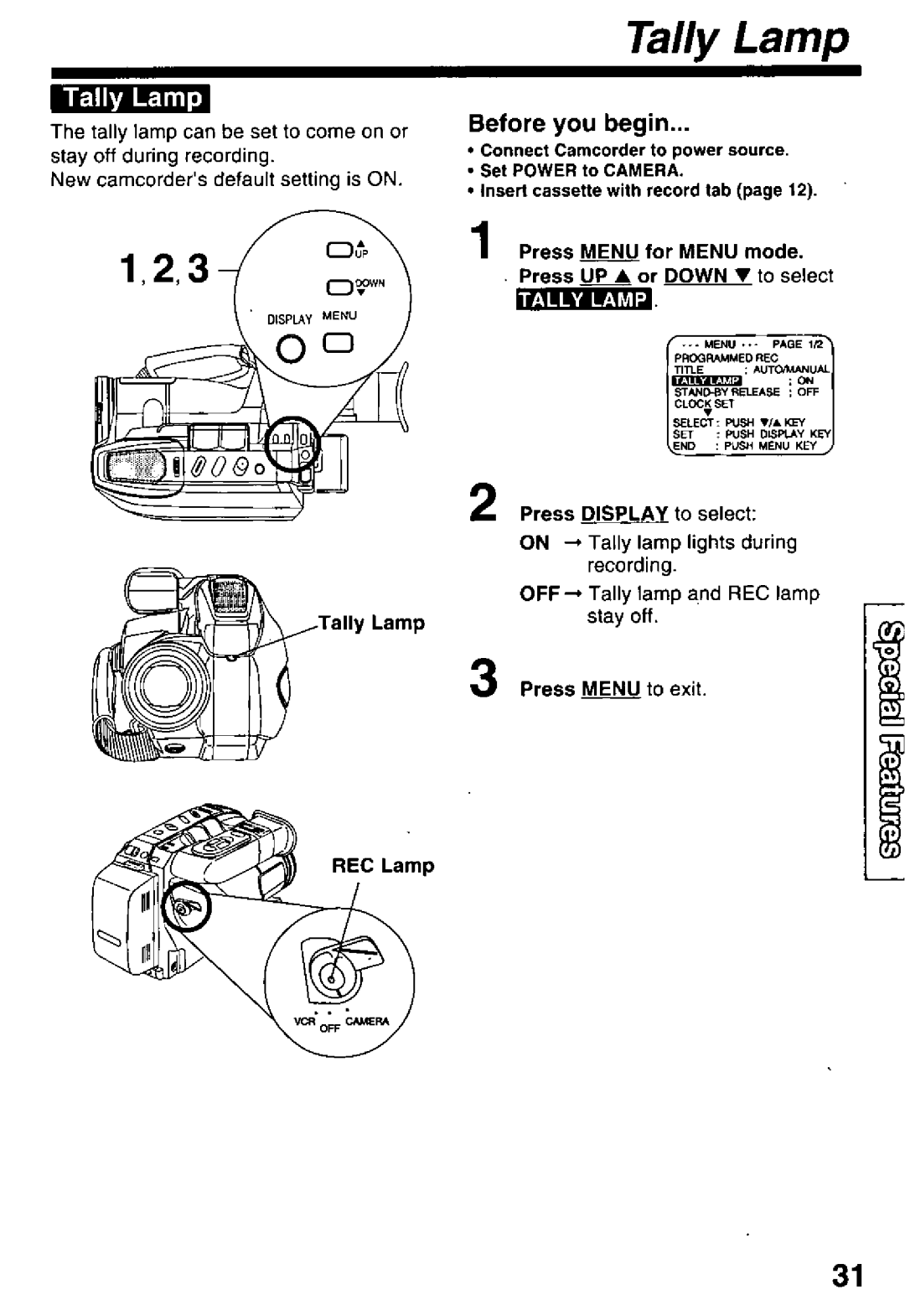 Panasonic PV-D29 manual 