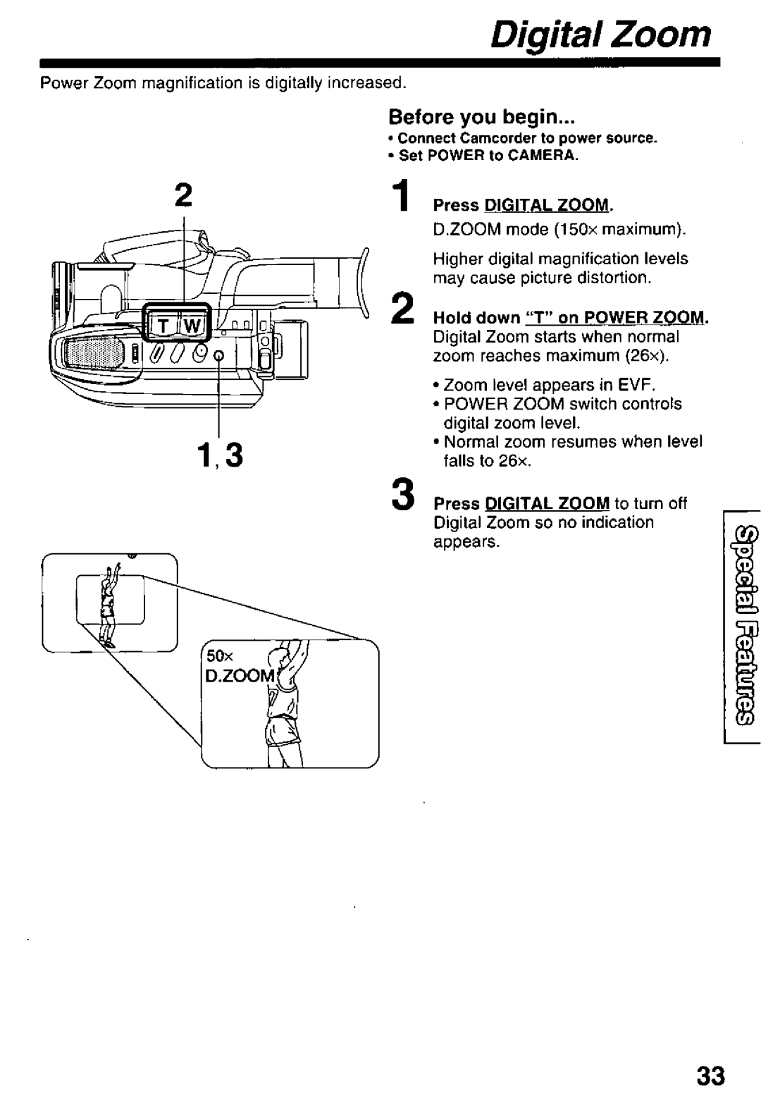 Panasonic PV-D29 manual 