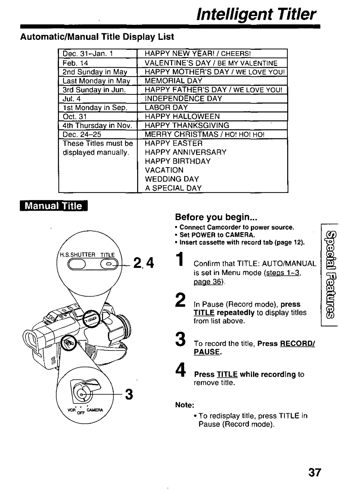 Panasonic PV-D29 manual 