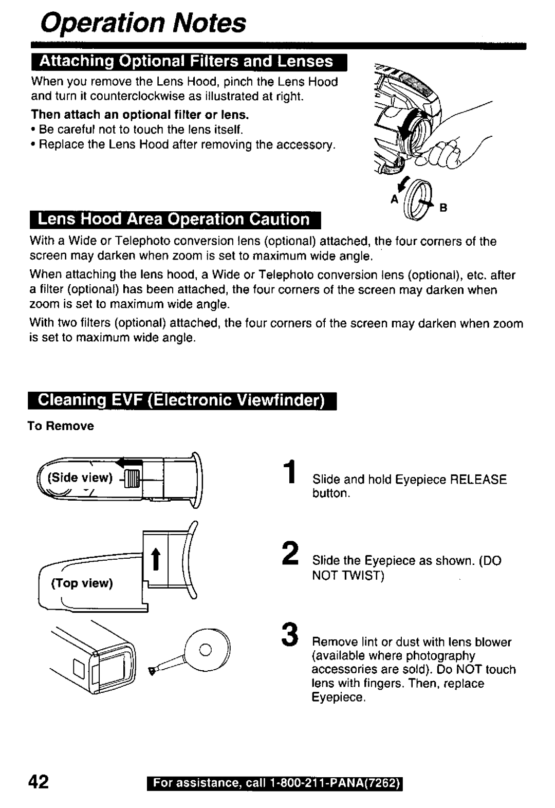 Panasonic PV-D29 manual 