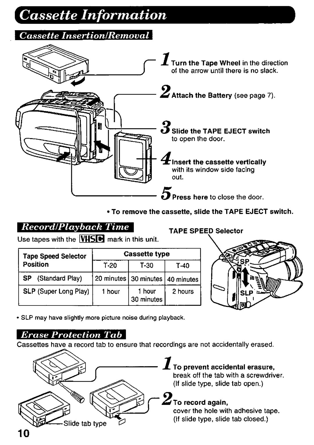 Panasonic PV-D427 manual 