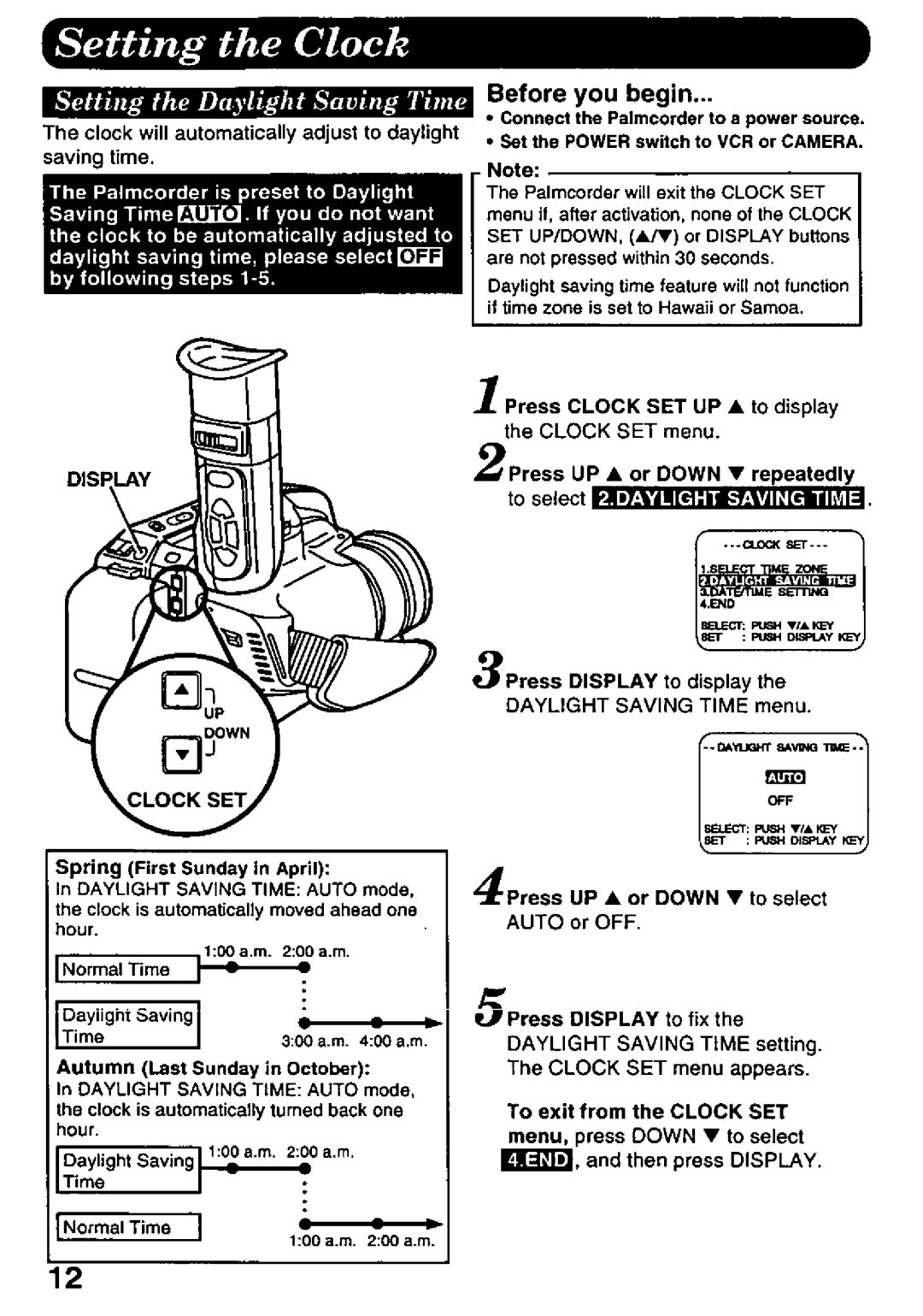 Panasonic PV-D427 manual 