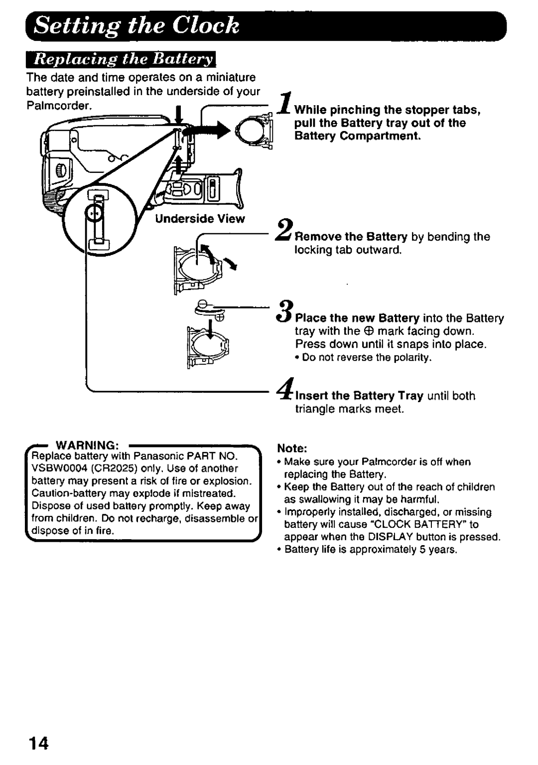 Panasonic PV-D427 manual 