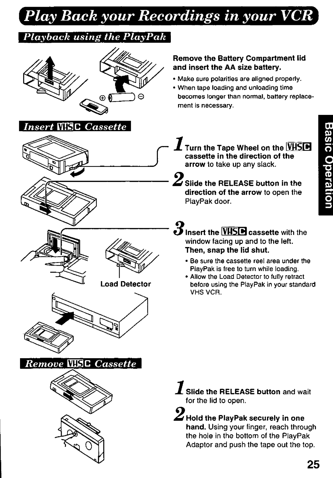 Panasonic PV-D427 manual 