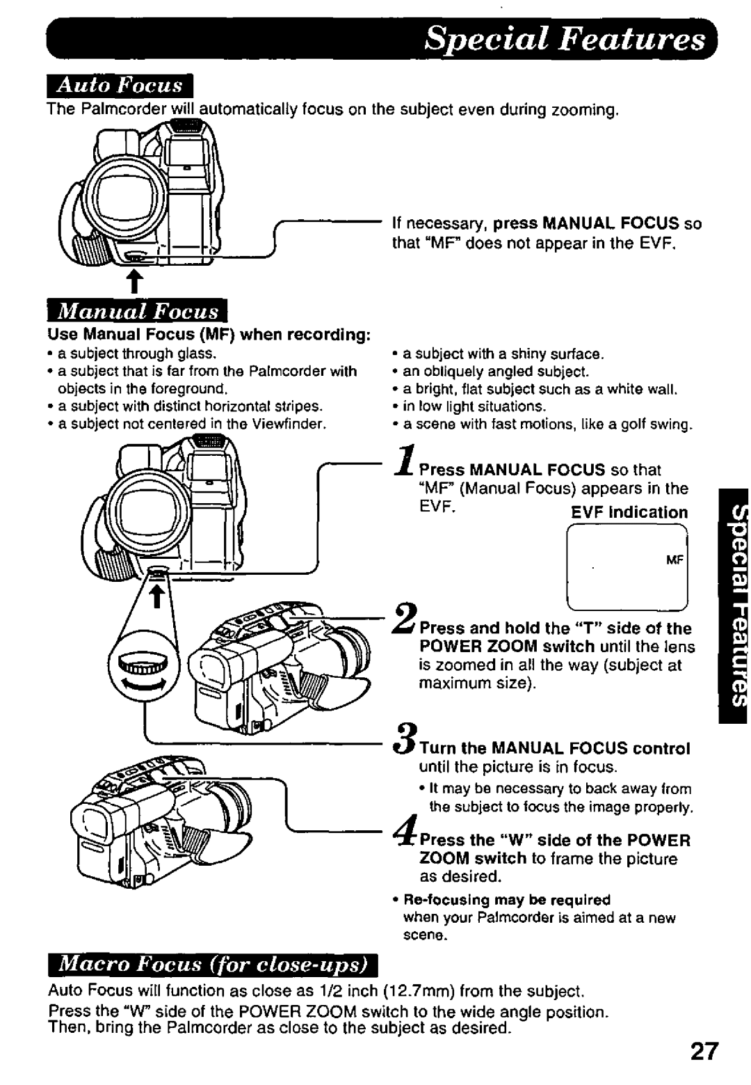 Panasonic PV-D427 manual 