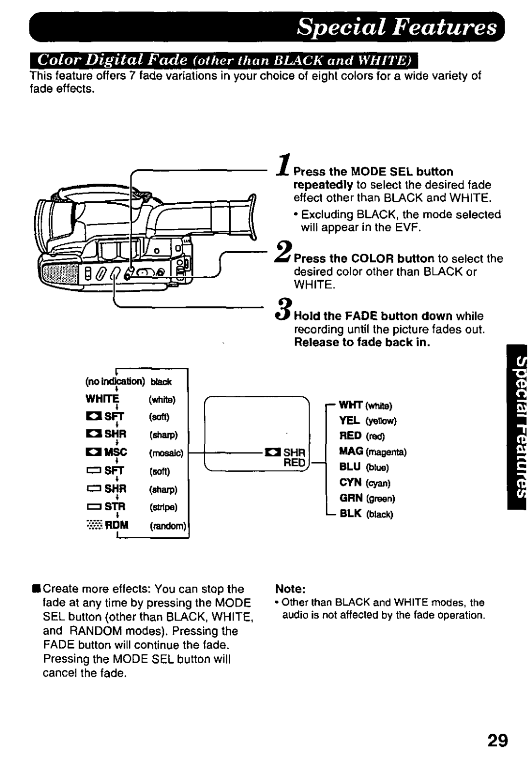 Panasonic PV-D427 manual 