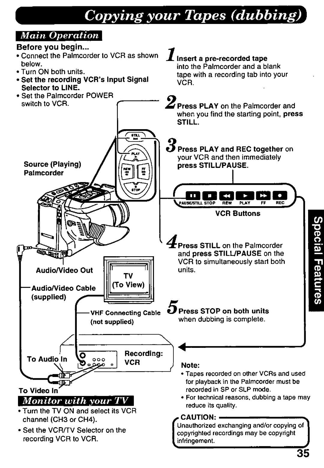 Panasonic PV-D427 manual 